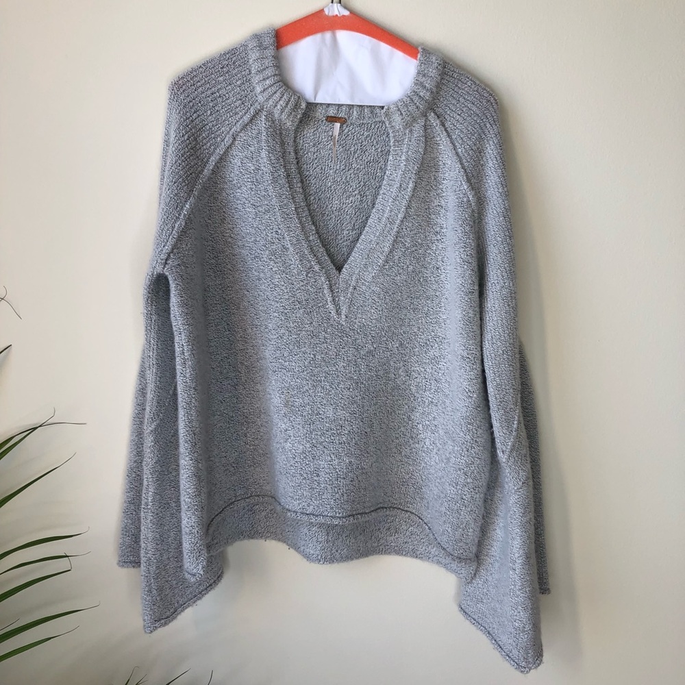 Free People • Lovely Lines Sweater Grey - Picture 7 of 7